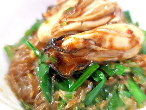 強火不要的中国料理！　牡蠣を満喫できる春雨炒め